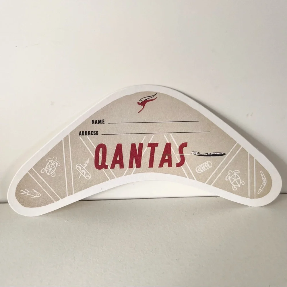 Louis Vuitton Qantas luggage sticker